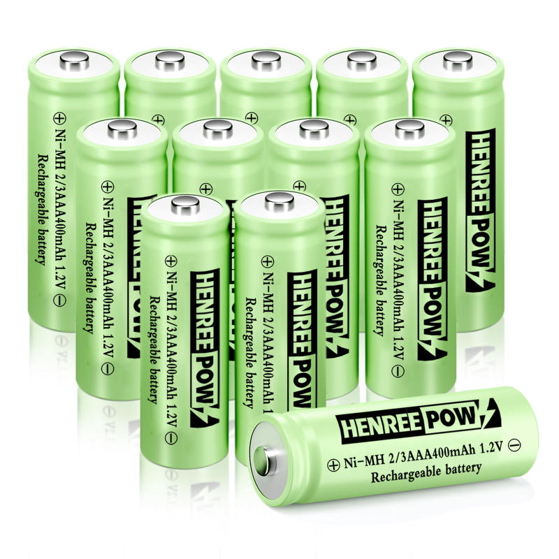 Henreepow 1.2V 600mAH AA NI-MH Batteriji rikarikabbli