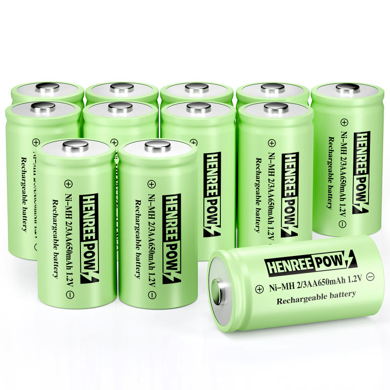 Henreepow 1.2V 600mAH AA NI-MH Batteriji rikarikabbli