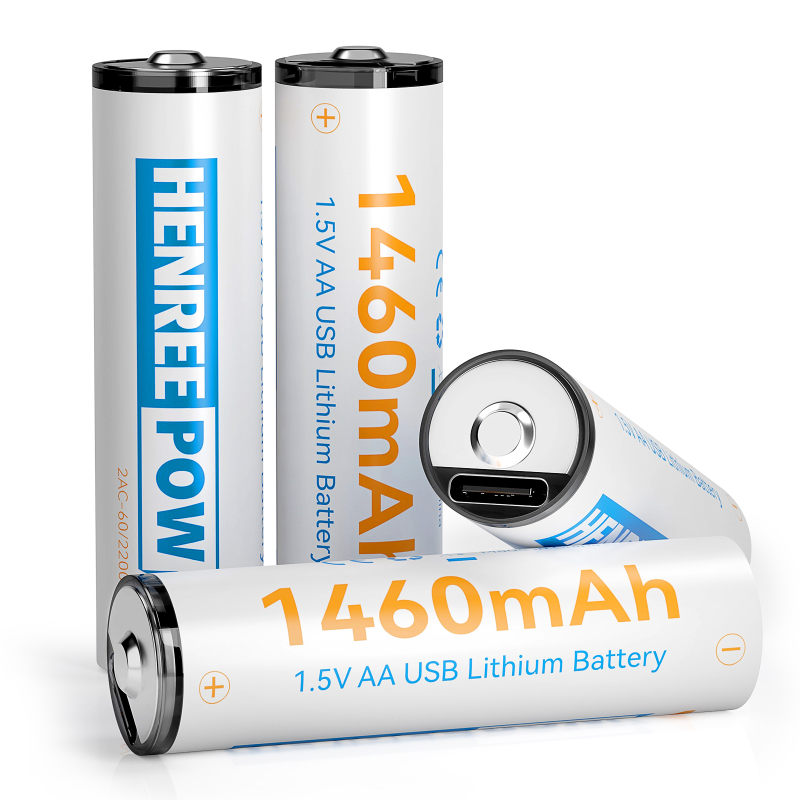 HenReepow 2200MWh 1.5V Tip C AA Batteriji rikarikabbli