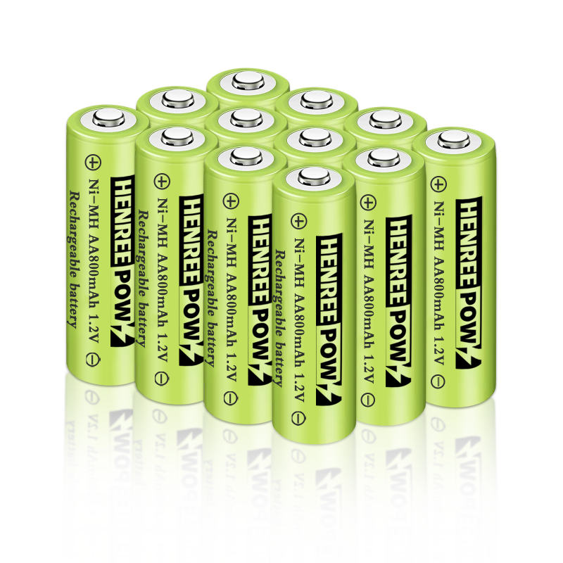 Henreepow 1.2V 600mAH AA NI-MH Batteriji rikarikabbli